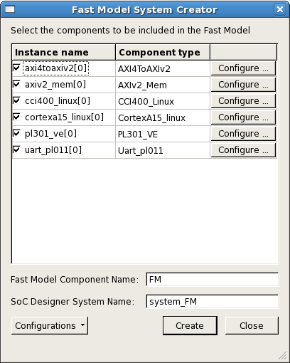 Fast Model System Creator